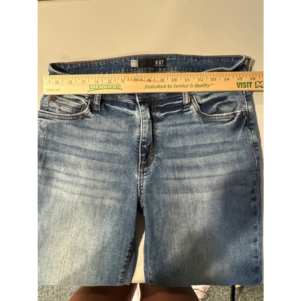 Kut from the Kloth Catherine Boyfriend Jeans, Size 10, Blue - Picture 5 of 10